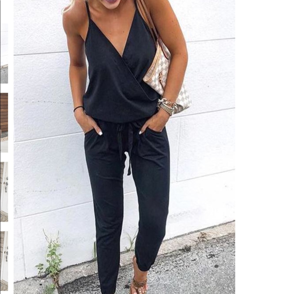 Dark navy blue jumpsuit